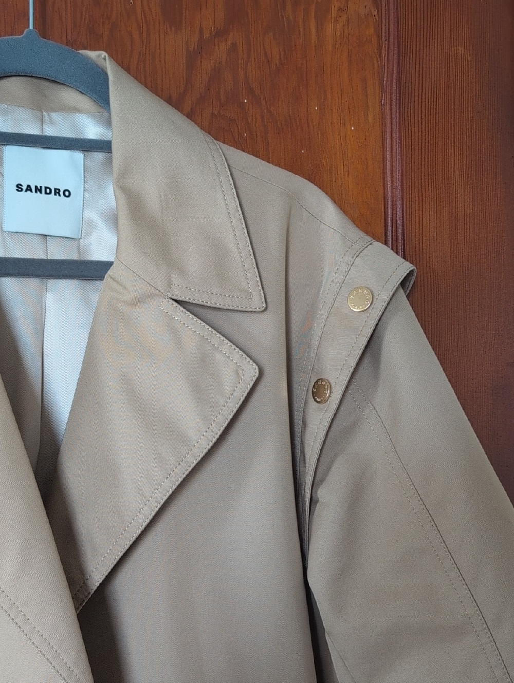 Sandro Trench Coat - Picture 3 of 15